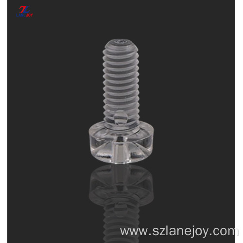 Acrylic Screw transparent plastic screw